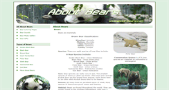 Desktop Screenshot of about-bears.com